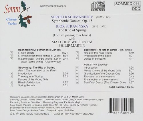 Philip Martin, Malcolm Wilson - Rachmaninov: Symphonic Dances - Stravinsky: The Rite of Spring (2014)