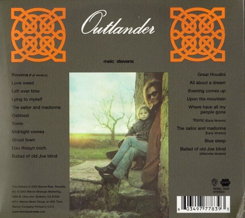 Meic Stevens ‎- Outlander (Reissue, Limited Edition) (1970/2003)