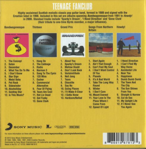 Teenage Fanclub - Original Album Classics (5CD Box Set) (2012)