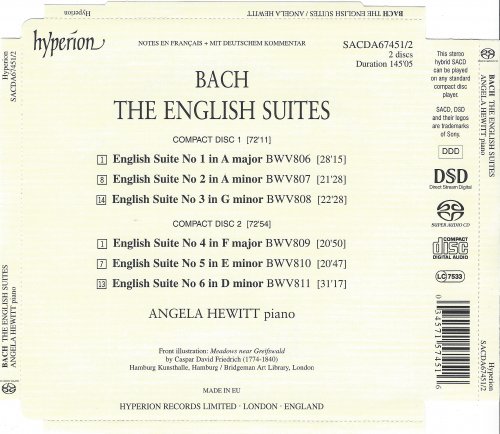 Angela Hewitt - Bach: English Suites (2005) [SACD]