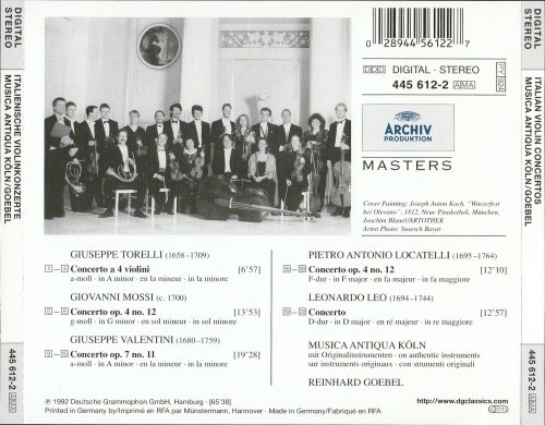 Musica Antiqua Koln, Reinhard Goebel - Italian Violin Concertos (1992)