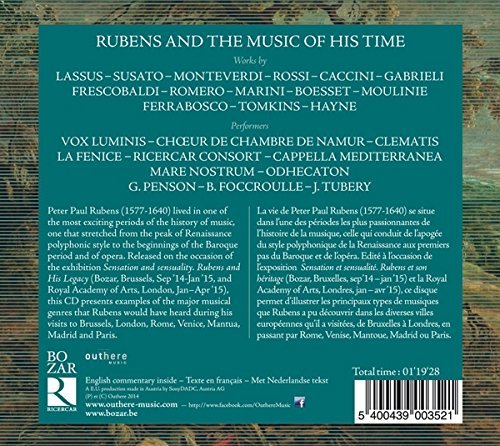 Vox Luminis, Guy Penson, Capilla Flamenca, Karl-Ernst Schröder, La Caccia, Ensemble Clematis, Ricercar Consort - Rubens and the Music of His Time (2014)