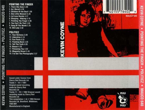 Kevin Coyne - Pointing The Finger + Politicz (Reissue) (1981-82/1994)