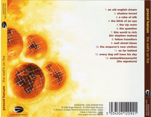 Procol Harum - The Well's On Fire (2003) CD-Rip