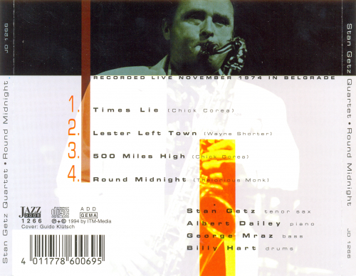 Stan Getz Quartet - Round Midnight (1994)