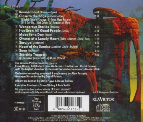 The London Philharmonic Orchestra - Symphonic Music Of Yes (1993)