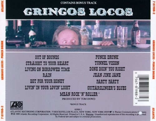 Gringos Locos - Punch Drunk (Reissue, Remastered) (1989/2002)