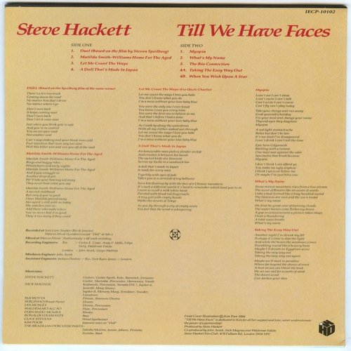 Steve Hackett - Till We Have Faces (1994)