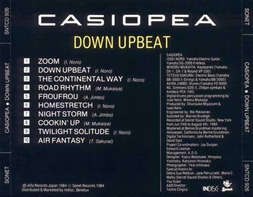 Casiopea - Down Upbeat (1984)