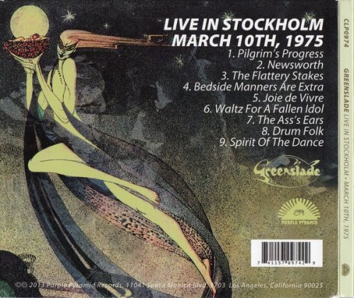 Greenslade - Live in Stockholm, March 10th, 1975 (2013)