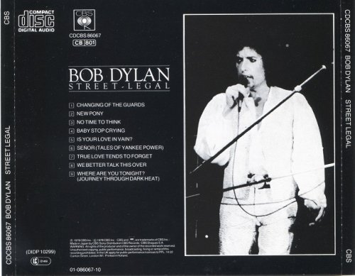 Bob Dylan - Street Legal (1978) [1986] CD-Rip