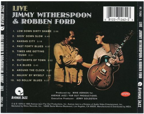 Jimmy Witherspoon & Robben Ford - Live (1993)