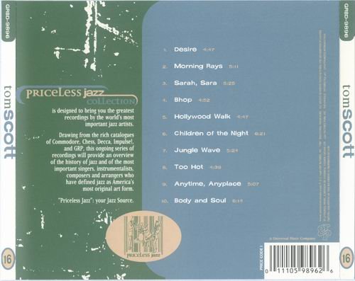 Tom Scott - Priceless Jazz Collection (1998) 320 kbps+CD Rip