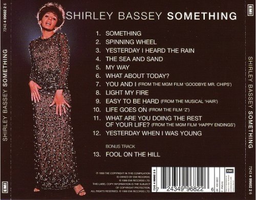 Shirley Bassey - Something (Reissue, Remastered) (1970/1999) Lossless