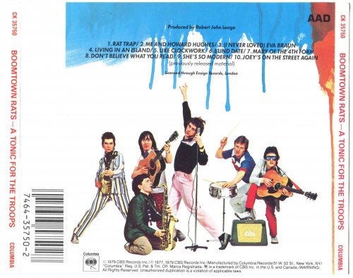 The Boomtown Rats - A Tonic for the Troops (1978) [1986] CD-Rip