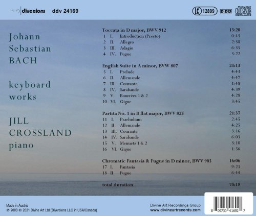 Jill Crossland - J.S. Bach: Keyboard Works (2021)