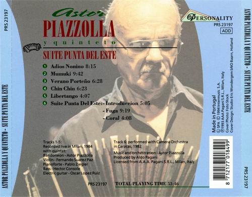 Astor Piazzolla - Suite Punta del Este (1996)