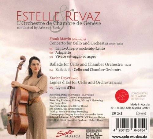 Estelle Revaz, L'Orchestre de Chambre de Geneve & Arie van Beek - Journey to Geneva (2021) [Hi-Res]