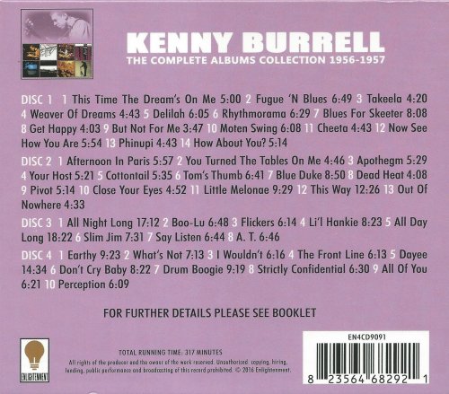 Kenny Burrell - Complete Albums Collection 1956-1957 (2016)