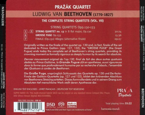 Prazak Quartet - Beethoven: String Quartets Vol. VII (2004)