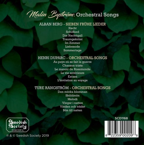 Malin Byström & Helsingborg Symphony Orchestra - Orchestral Songs (2019) [Hi-Res]