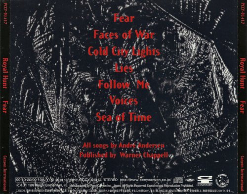 Royal Hunt - Fear (1999) (PCCY-01417, JAPAN) CD-Rip