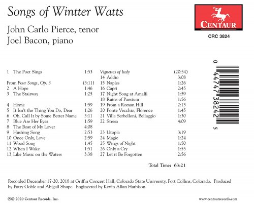 Joel Bacon, John Carlo Pierce - Songs of Wintter Watts (2021) [Hi-Res]