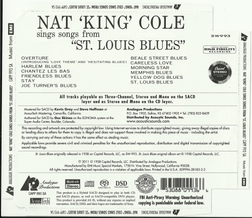 Nat "King" Cole - St. Louis Blues (2011)