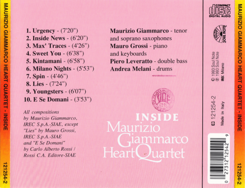 Maurizio Giammarco Heart Quartet - Inside (1993)