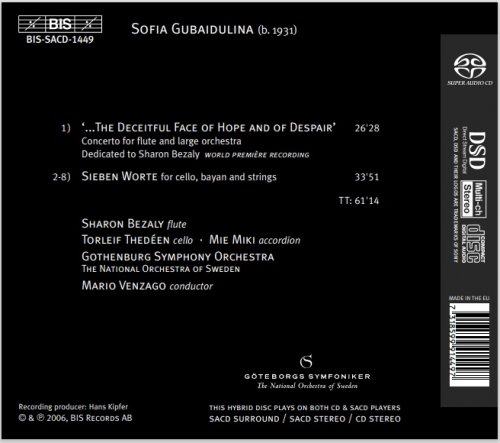 Mario Venzago, Sharon Bezaly - Gubaidulina: The Deceitful Face of Hope and Despair (2006) [SACD]