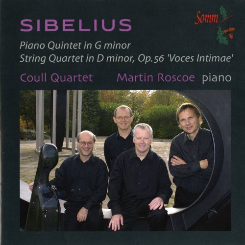 Martin Roscoe - Jean Sibelius: Piano Quintet in G Minor, JS 159 & String Quartet in D Minor, Op. 56 (2014)