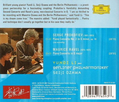 Yundi Li, Berliner Philharmoniker, Seiji Ozawa – Prokofiev – Piano Concerto No.2 / Ravel - Piano Concerto in G major (2007)