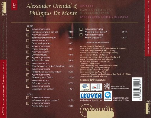 Capilla Flamenca, Oltremontano, Bart Demuyt - Alexander Utendal & Philippus de Monte: Motets (2003)