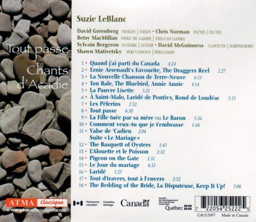 Suzie Leblanc - Leblanc, Suzie: Tout Passe - Chants D'Acadie (2007)