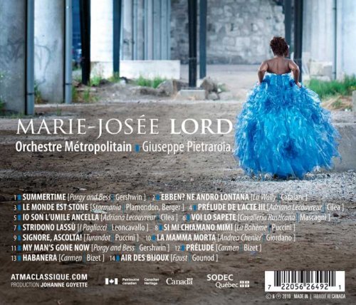 MARIE-JOSEE LORD - Lord, Marie-Josee: Gershwin, Berger, Puccini, Cilea, Catalani, Giordano & Leoncavallo (2010)