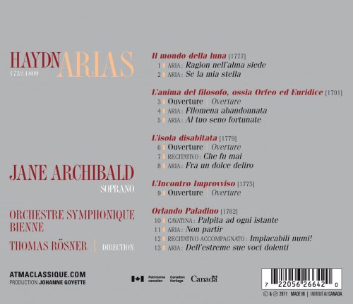 Jane Archibald - Haydn Arias (2011)