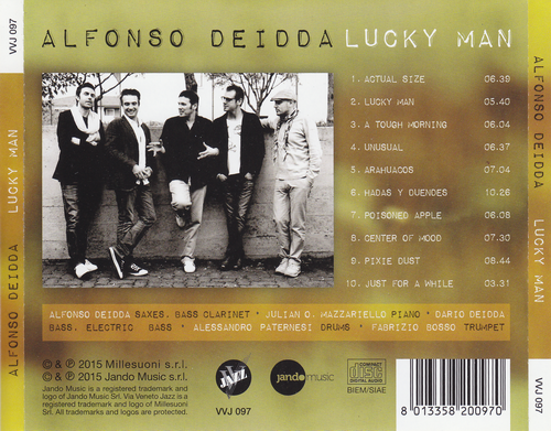 Alfonso Deidda - Lucky Man (2015) CD Rip