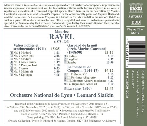 Leonard Slatkin, Orchestre National de Lyon - Ravel: Orchestral Works, Vol. 2 (2013) [Hi-Res]