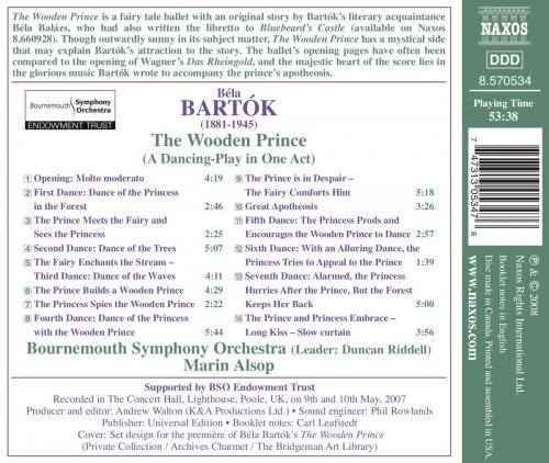 Bournemouth Symphony Orchestra & Marin Alsop - Bartok: The Wooden Prince (2008) [Hi-Res]