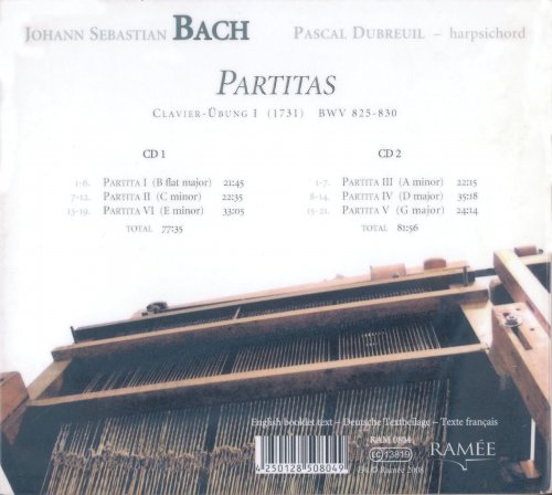 Pascal Dubreuil - Johann Sebastian Bach: Partitas (2008)