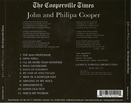 Philipa And John Cooper - The Cooperville Times (Reissue) (1969/2010)