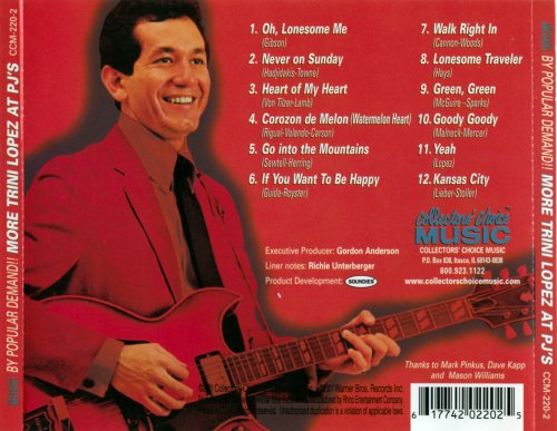 Trini Lopez - More At PJ's (2001)