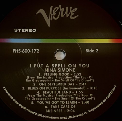 Nina Simone - I Put a Spell on You (2020) LP