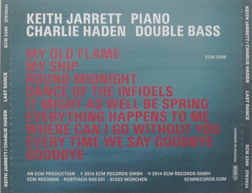 Keith Jarrett & Charlie Haden - Last Dance (2014) CD Rip