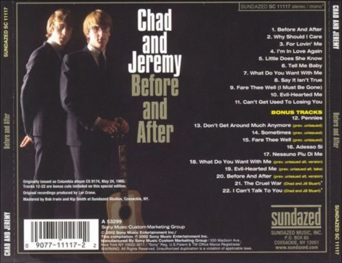 Chad & Jeremy - Before And After (1965/2002)