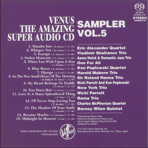 VA - Venus The Amazing Super Audio CD Sampler Vol.5 (2015) [SACD]