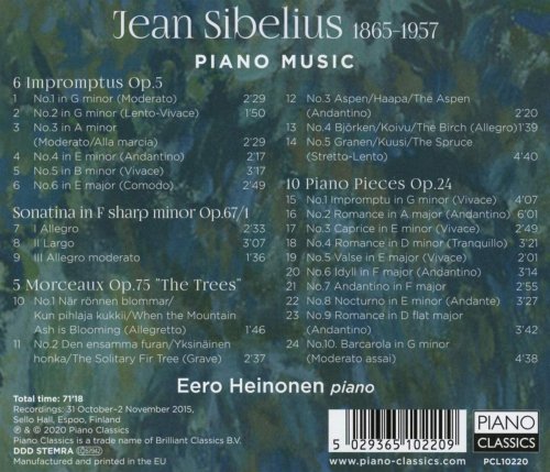 Eero Heinonen - Sibelius: Piano Music (2020) CD-Rip