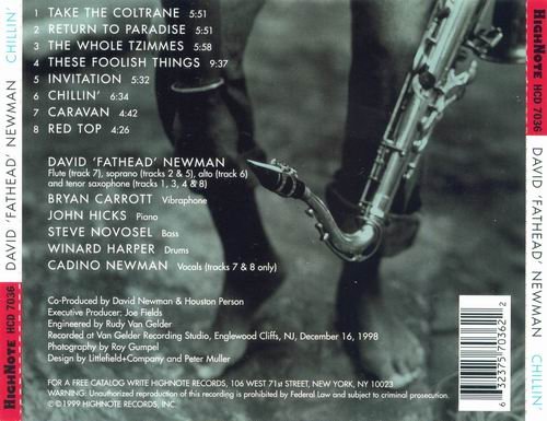 David 'Fathead' Newman - Chillin' (1999) CD Rip