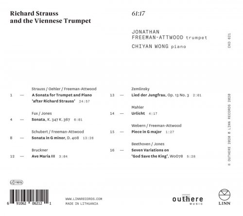 Jonathan Freeman-Attwood and Chiyan Wong - Richard Strauss and the Viennese Trumpet (2020)