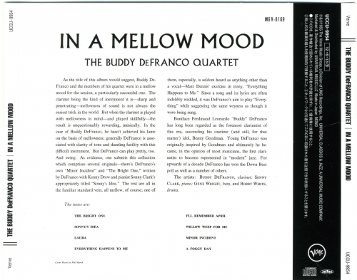 The Buddy DeFranco Quartet - In a Mellow Mood (2012)